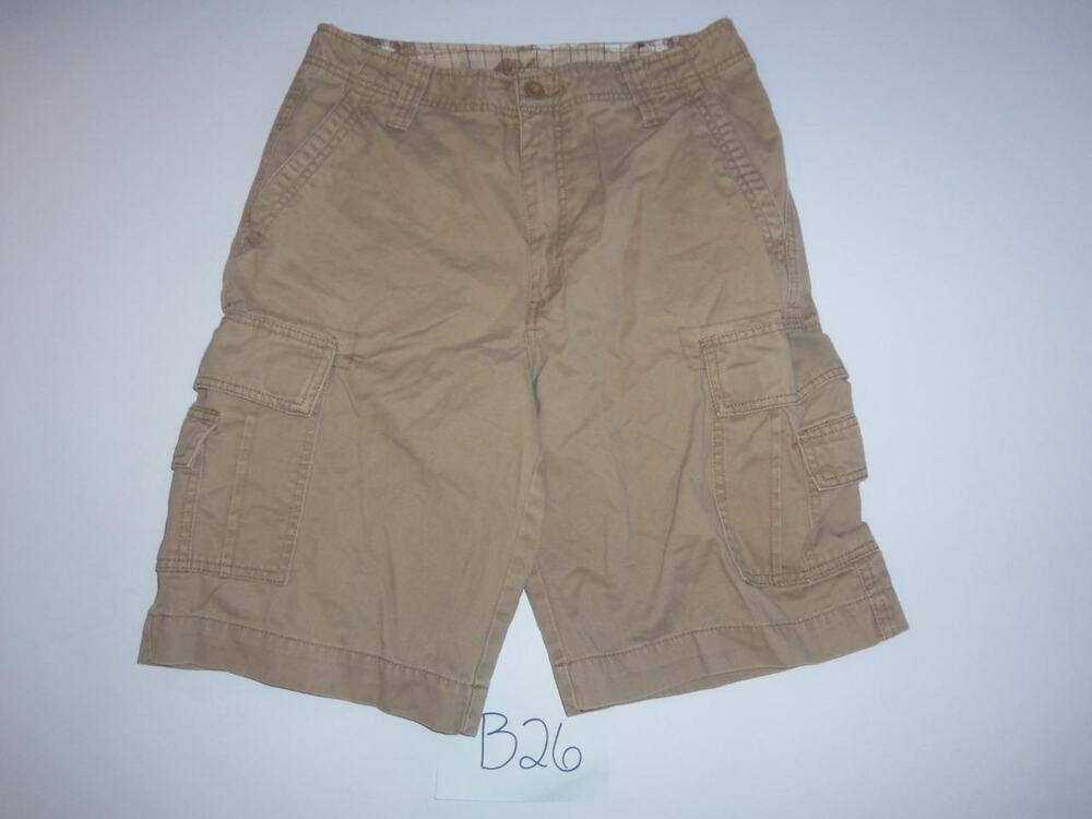 Falls Creek Cargo Shorts Size 30 Tan -0618B26